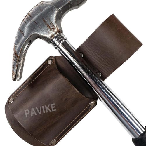 PAVIKE Hammer Holder [9*17cm] Belt Hammer Holder/Hammer Holster for Belts, Suitable for Outdoor Tool Storage, Fits Most Hammers and Axes (1 Piece)