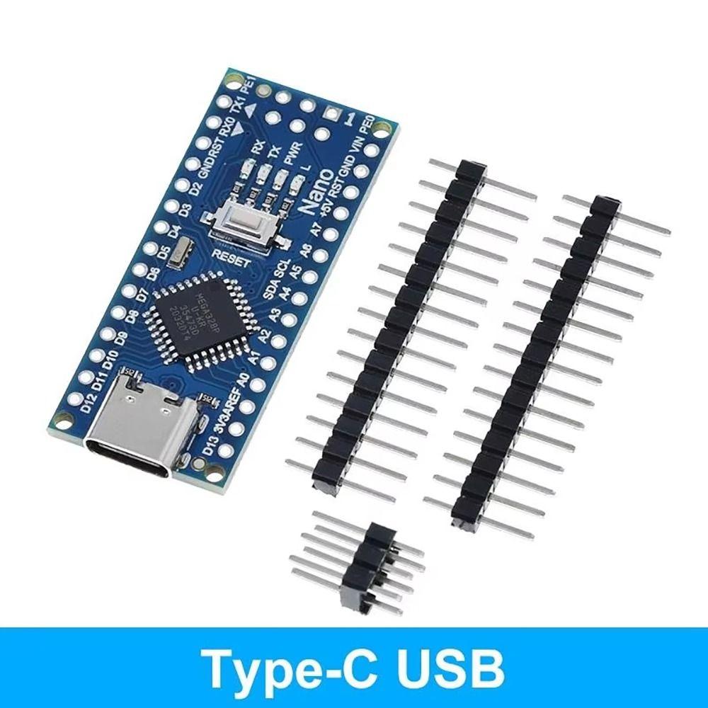 Mini USB Nano 3.0 Controller Type-C USB ATMEGA328P Driver CH340 USB Driver  Arduino Projects