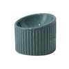 Elevated, Sloping Ceramic Bowls for Dogs and Cats, Made of Porcelain, Designed To Protect the Animal's Spine.