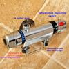 Home Shower Valve Chrome Bottom Exposed Bar Shower Mixer Bathroom Faucet Bathroom Accessories Valve Tap