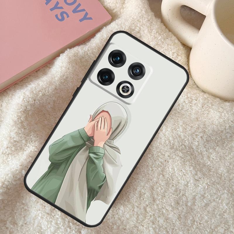 Muslim Islamic Arabic Hijab Gril Case For Oneplus 8T 9RT 10T 8 9 11 10 Pro Oneplus Nord CE 2 Lite Ace N10 N20 N100 N200 Cover