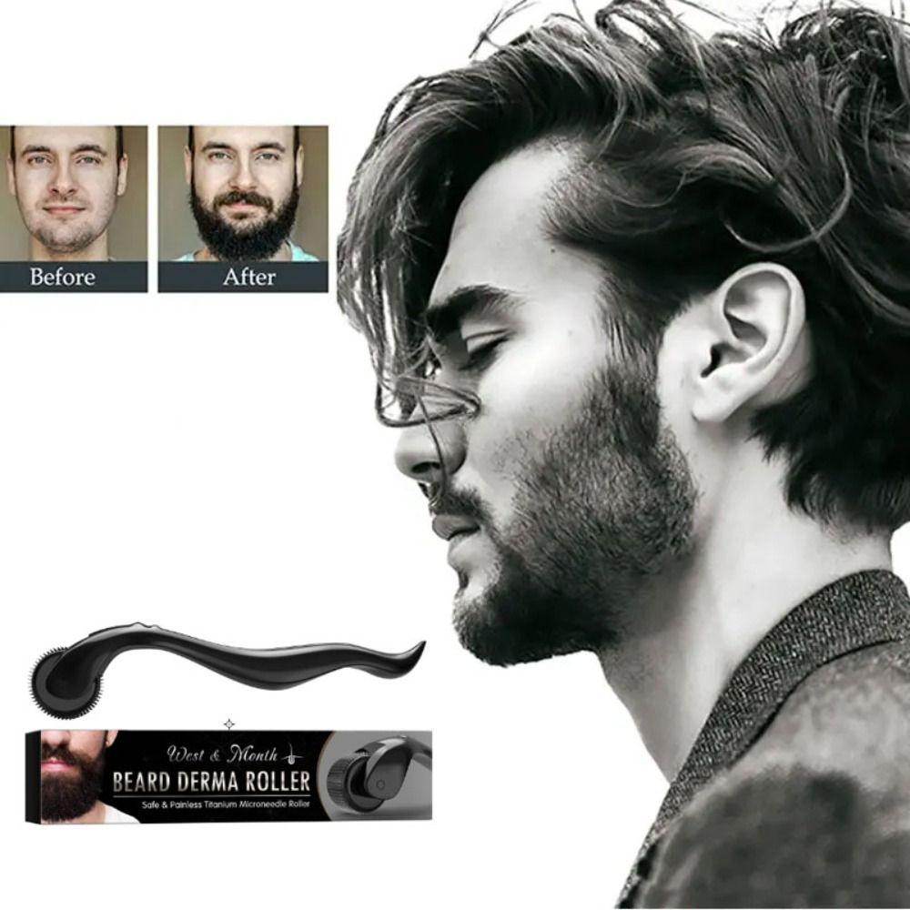 

Портативный валик для роста бороды, натуральный волос, увлажняющий валик для роста бороды