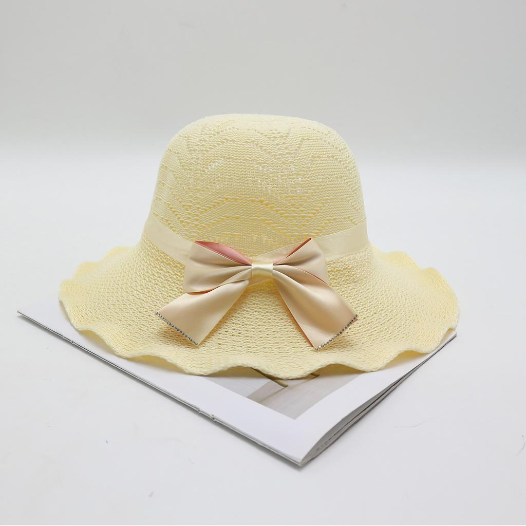Women's Straw Hat with Large Brim, Summer Shading, Sweet and Versatile Cool Hat, Seaside Beach Hat, Sunscreen Hat, Women's Model