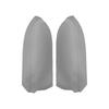 2*Gray Leather Interior Door Panel Armrest Cover Trim For Toyota Prius 2004-2009