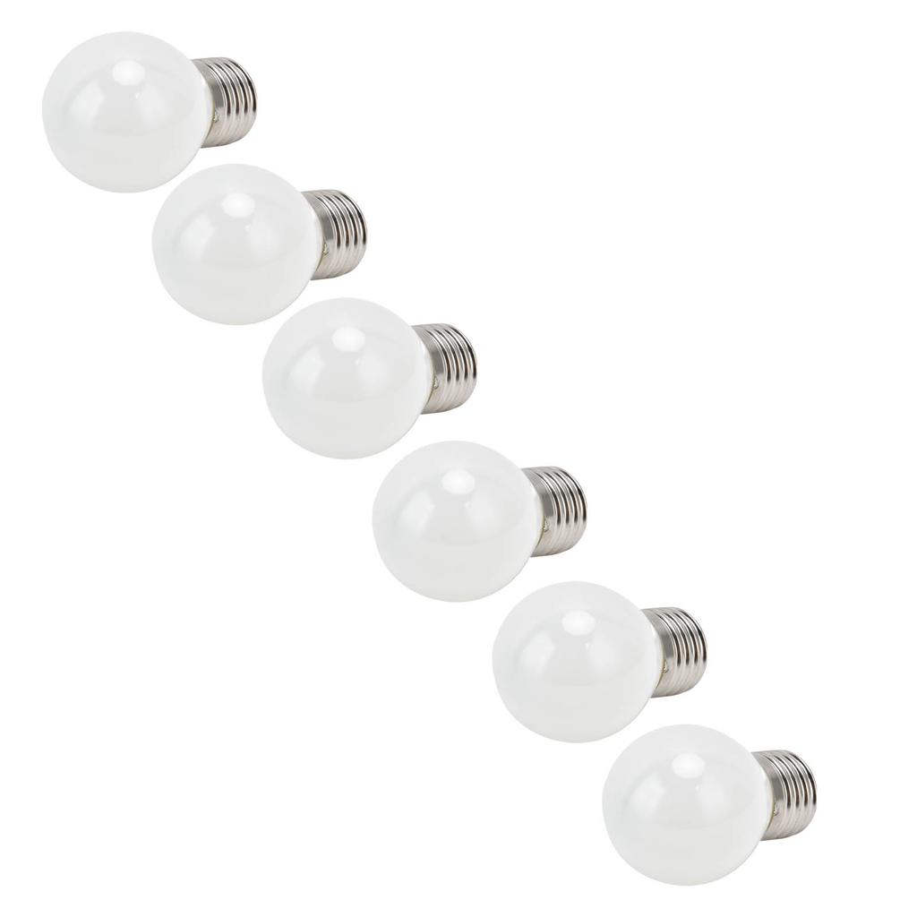 6Pcs Antique LED Light Bulb 4W Vintage G45 E27 Filament Bulb for Chandeliers White Light 360LM 220V