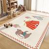 Cartoon Animation Imitation Cashmere Bedroom Carpet Living Room Bedside Rug Home Coffee Table Rug Non-slip Cozy Carpet