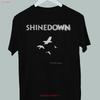 Shinedown The Sound Of Madness Album Band S To 5xl Black T Shirt Bf366 Vintage Top For Everyday Wear Slightly Breathable