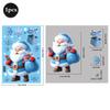 2026 Christmas Window Stickers Santa Claus Reindeer Snowmen PVC Static Glass Stickers No Glue Reusable Christmas Home Decoration