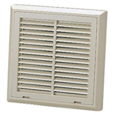 Grelha Quadrada Nitto Kogyo com Filtro (Poliéster, Taxa de Remoção de Pó de 50%), Creme, Pacote com 2, SLP-0C