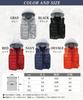 Down Jacket Golf Wear Vest Work Wear Outdoor Autumn Stylish Orange M [three Joy] Men's
