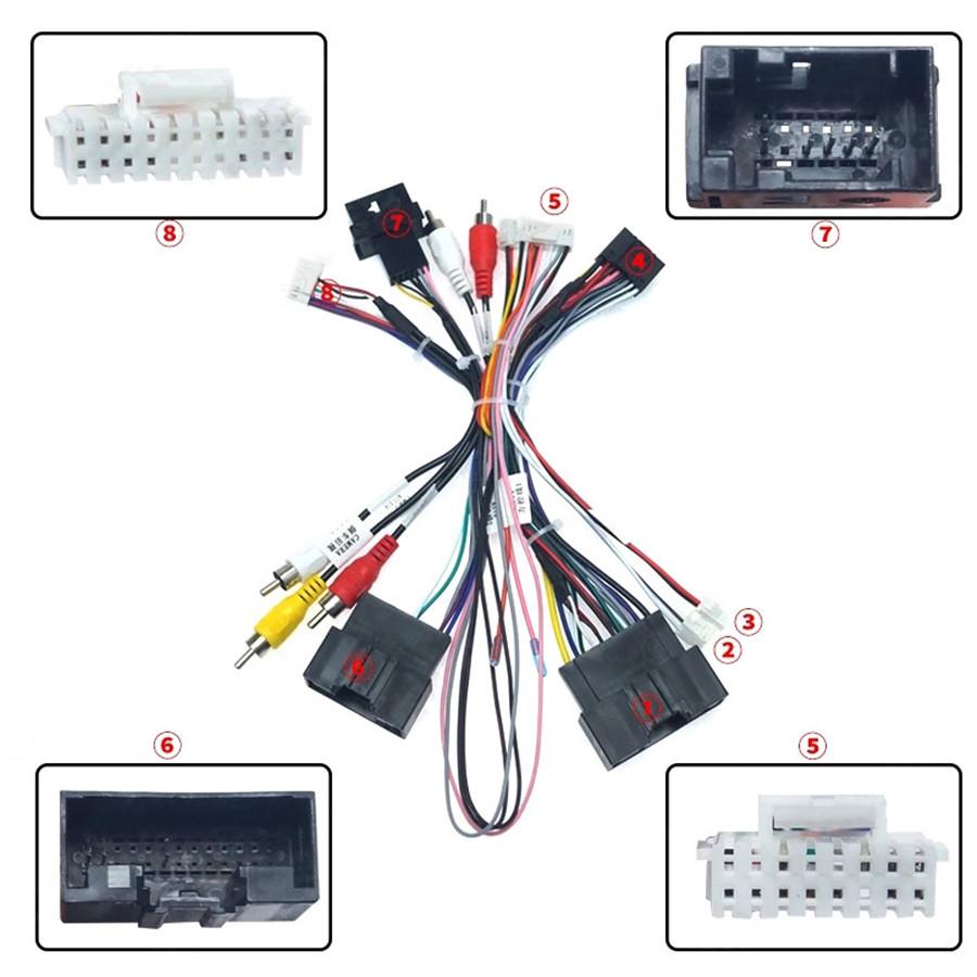 16Pin Stereo Wiring Harness Power Cable + Canbus Box For Ford F150 Focus Ranger
