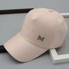 Women's M Letter Mesh Baseball Cap Breathable Trucker Hat Adjustable Summer Sun Hat