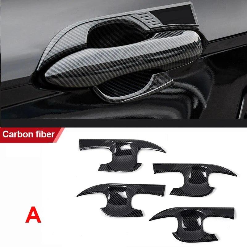 Outer Door Bowl Handle Stickers, Door Handle Bowl Frame For Toyota Camry 8TH XV70 2018    Car Accessories