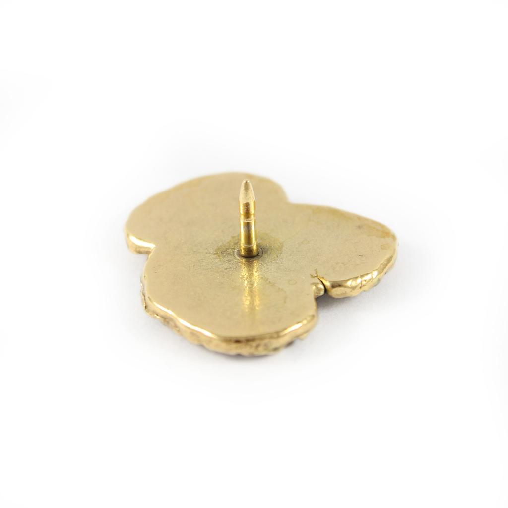Poodle - gold-plated pin brooch, elegant dog ornament, unique pin by Art-Dog brand