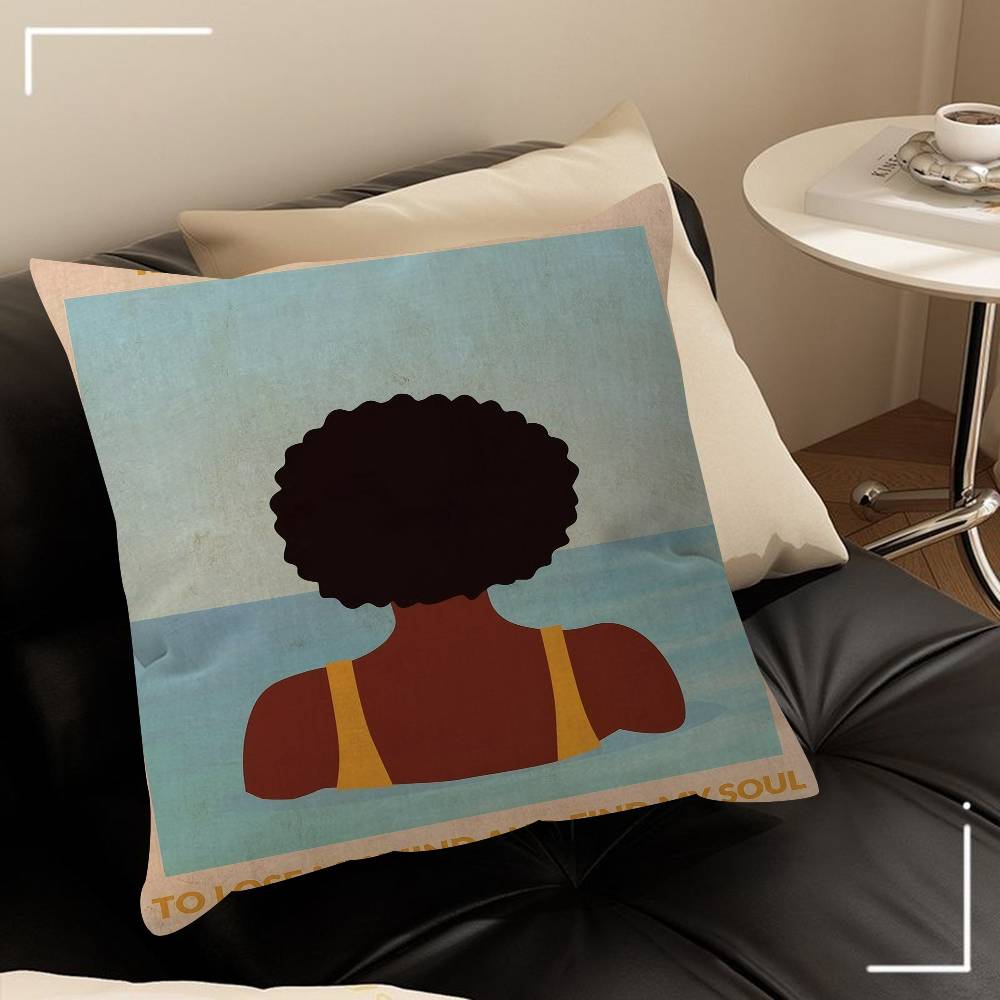 

Vintage Swimming Style Diving Personalized Pillow Cover Kids Bedroom Wild Party Decor Pillowcase Kid Birthday Shower Gift 30x30 cm