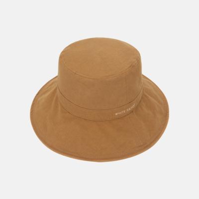 WHITE SANDS Cappello a Secchiello in Lino Basic New Linnie Arachide