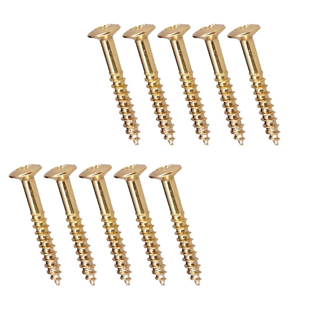 10 Stück Edelstahl Tonabnehmerrahmen Befestigungsschrauben Gitarre Humbucker Tonabnehmerringe Montage schrauben für E-Gitarre
