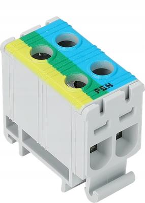 Busbar Connector Blue-Green-Yellow 2 X 1.5 -16Mm² 85 A Tracon Fleal-16/2Kzs