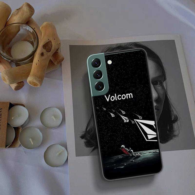 Volcom Logo Phone For Samsung S25 Edge Galaxy S22 Ultra S21 S10 S9 Plus S20 S23 S24 FE Case S10E Cover Silicone Soft Coque Funda