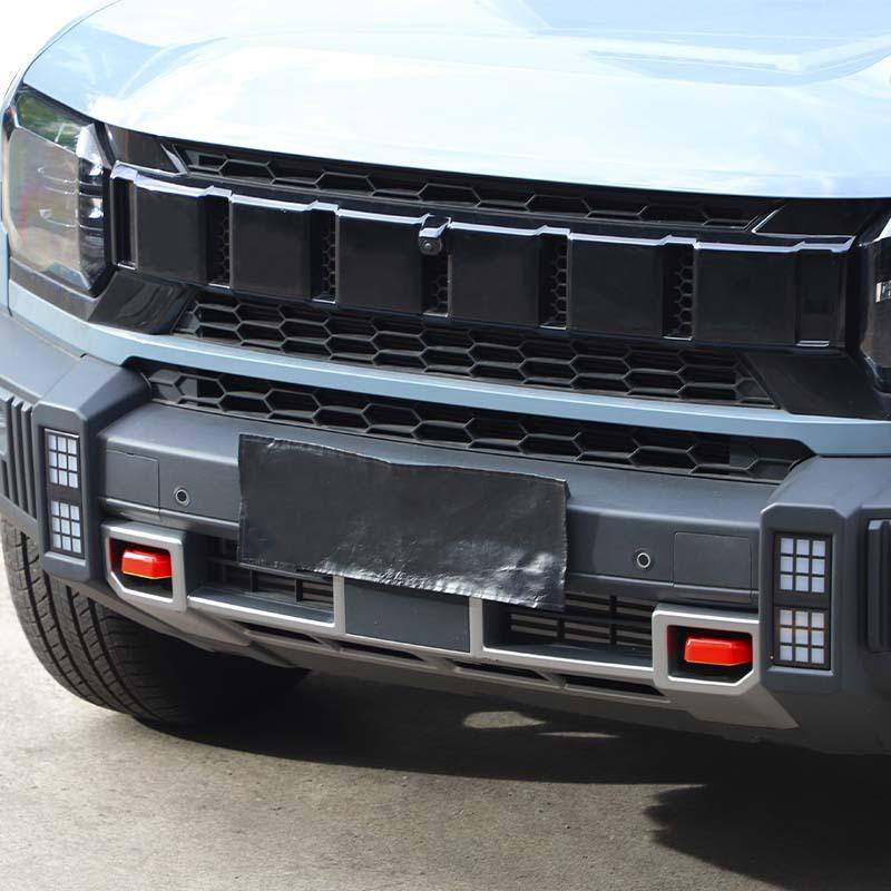 Car Front Bumper Trailer Hook Decoration Cover For Jetour Traveler 2023 Up For Jetour Shanhai T2 2024 Up  Exterior Accessories , ABS Plastic