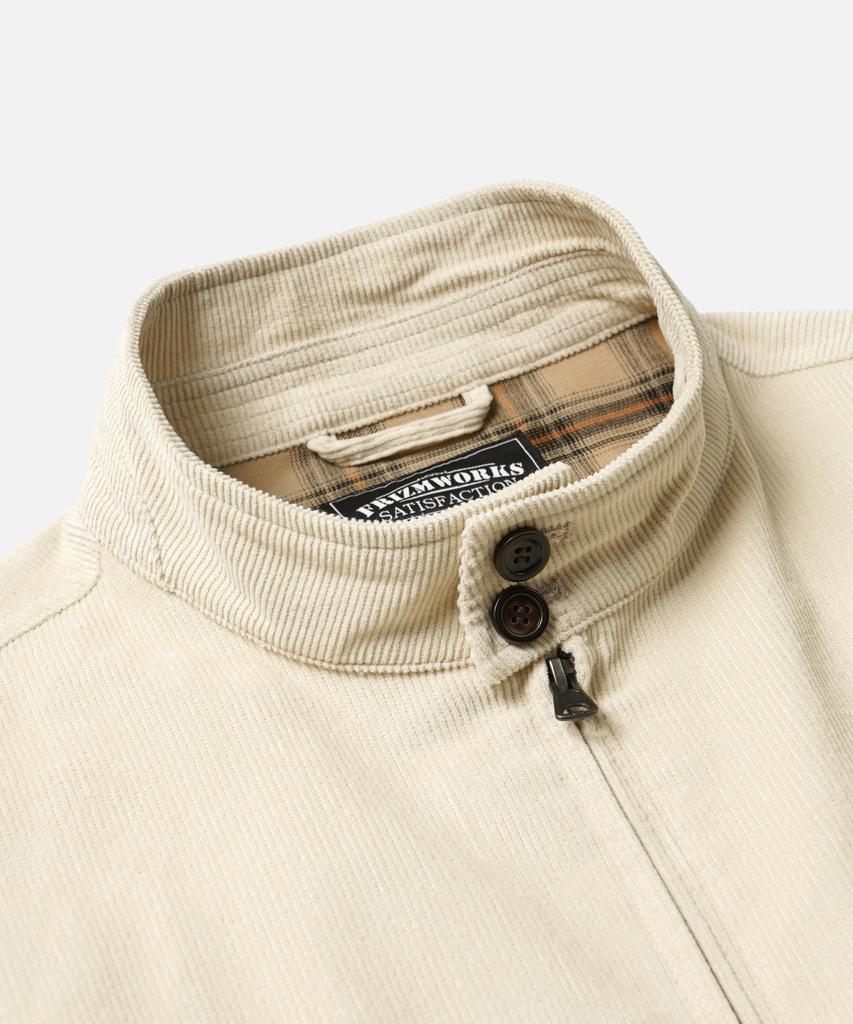 Frizmworks Corduroy Buddy Harrington Jacket _ Cream