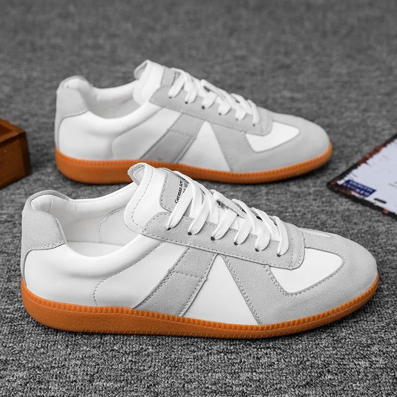 2025 Comfortable Men's and Women's Popular Casual Men's Shoes Mesh Shoes Leather German Training Shoes Sports Casual