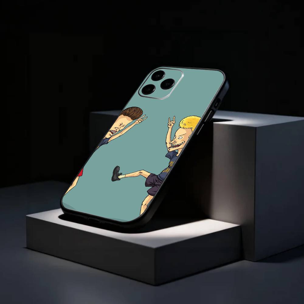 Cartoon B-Beavis and B-Butt-head Phone Case Silicone Soft For IPhone 17 16 15 14 13 12 11 X XR Plus Pro Max Plus