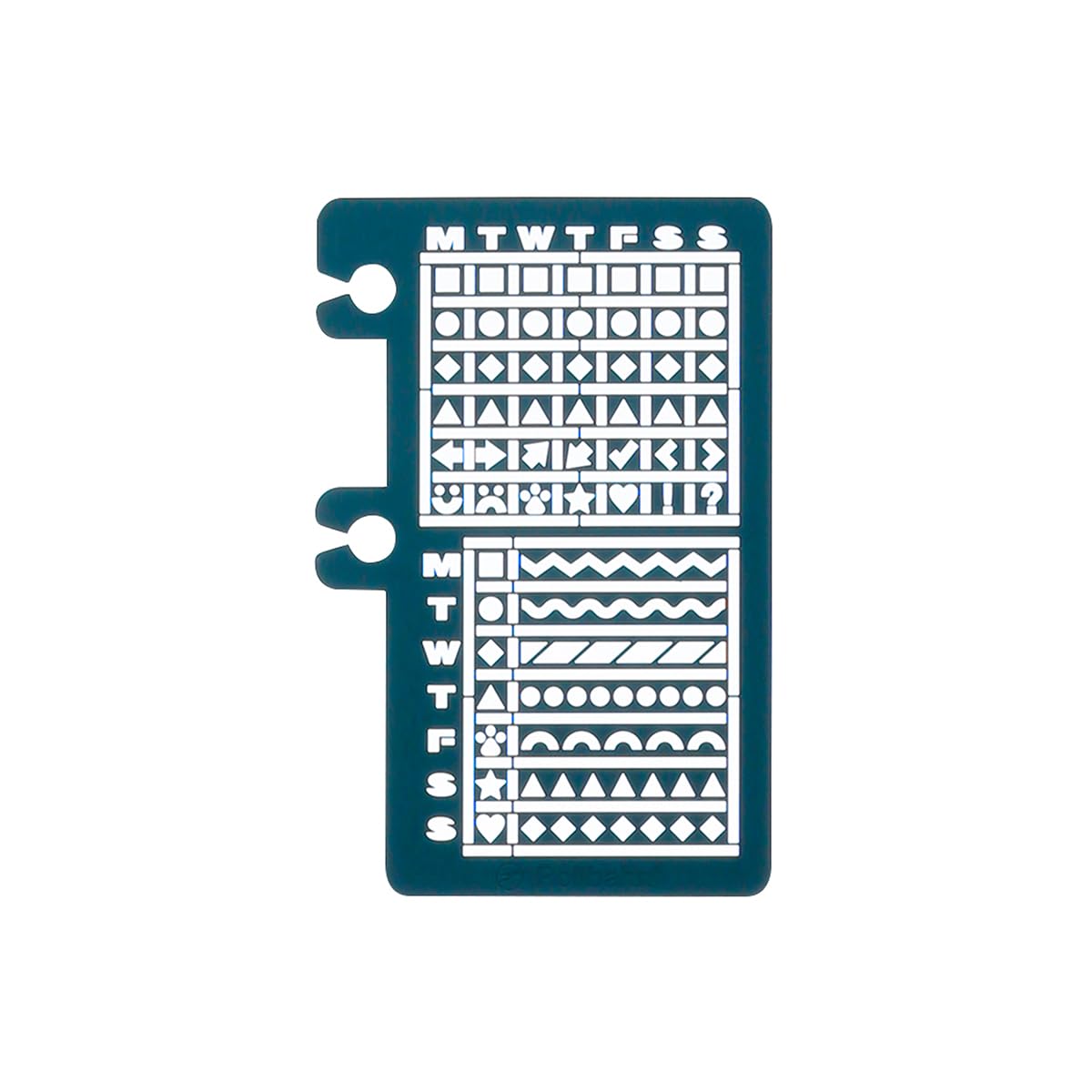 Rollbahn Template Calendar D [Delfonics] (Turquoise)