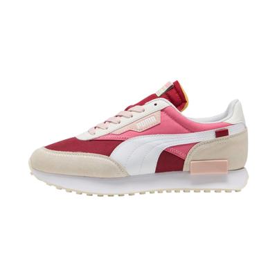 Future Rider alla Moda Versatili Delicati sulla Pelle Scarpe da Corsa Basse Sneakers da Donna Rosso Scuro 393473-38
