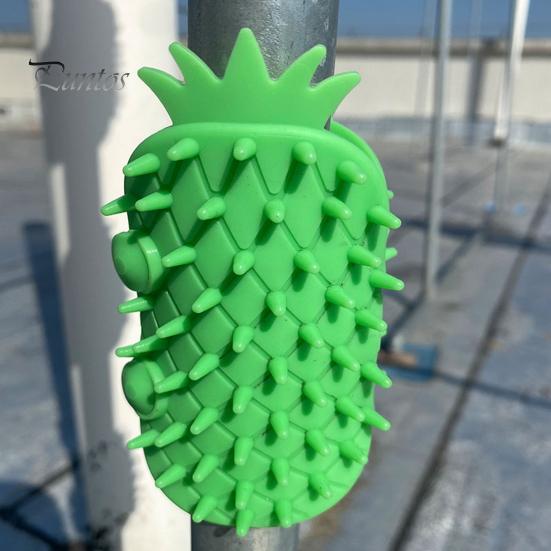 Cat Comb Silicone Cat Self Cleaning Brush Pet Shedding Scratcher Comb for Corner Table Legs Climbing Frame