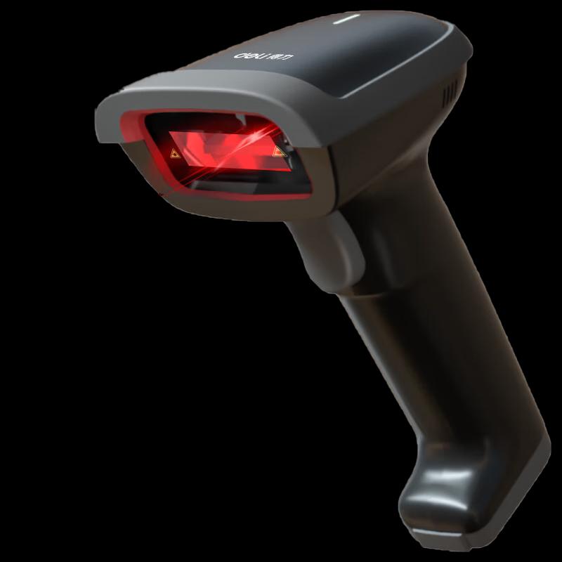Deli 14880S Wired 1D Laser Barcode Scanner