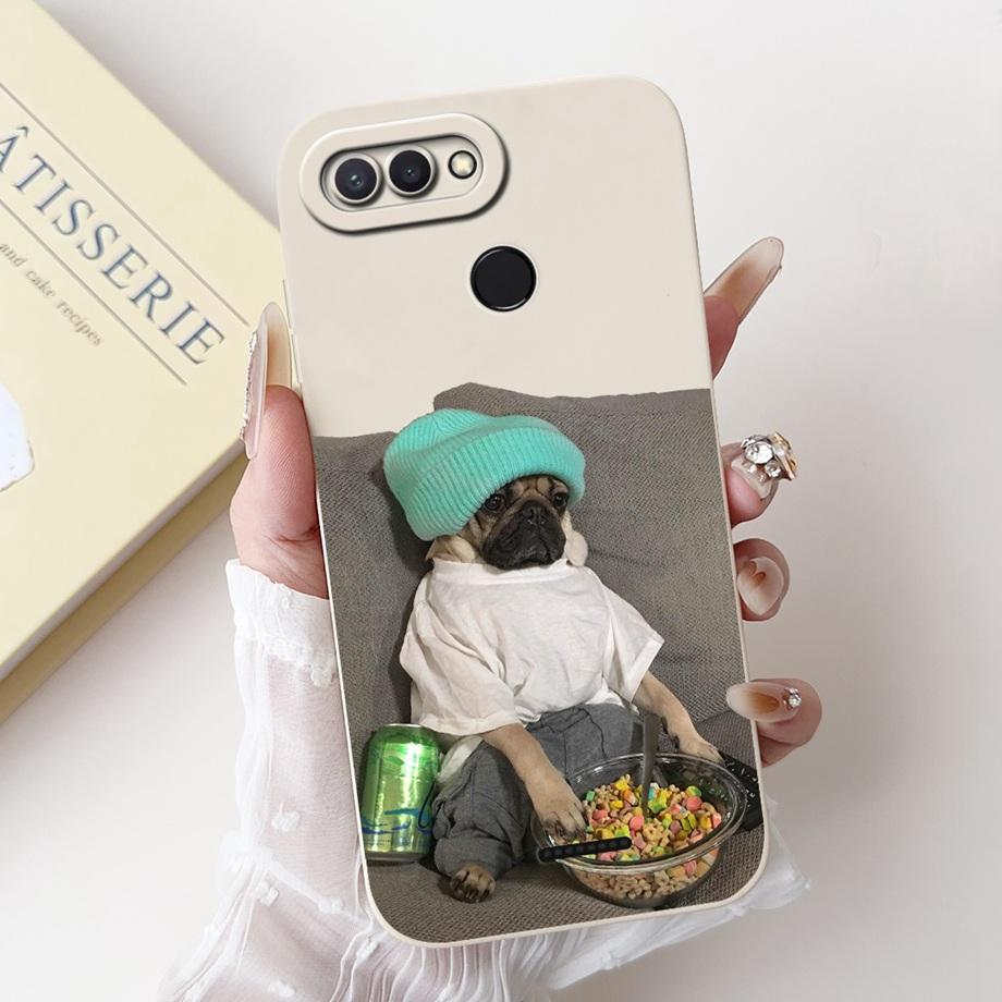 For Xiaomi Redmi 6 6A Case Soft Matte Silicone Capa Goothic Style Cartoon Panda Flower Back Cover For Redmi6 Redmi6a Coque Funda