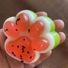Watermelon Cat Paw Squeeze Pinch - Slow Rebound, Realistic Paw Design, Fun, Suitable for Valentine's Day/birthday Gifts