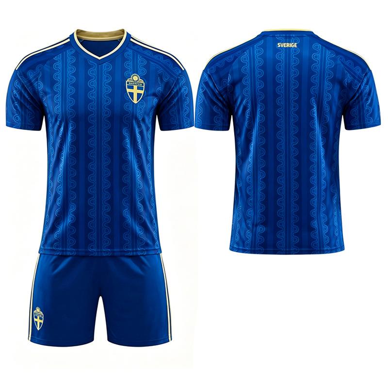 2526 World Cup national team football jersey No. 17 York Reis jersey 9 Isaac Sweden away suit men 16#
