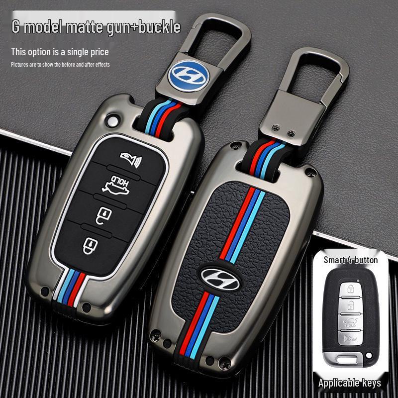 Hyundai Elantra IX35 Key Bag Cover for Sonata, Kia Sportage, K2, Forte Key Fob Shell