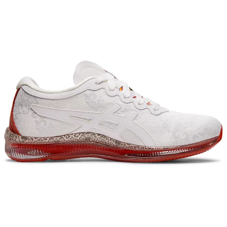 Asics Gel-Quantum Infinity Future Renaissance Low-Top Running Shoes Women sneaker White Red 1022A118-100