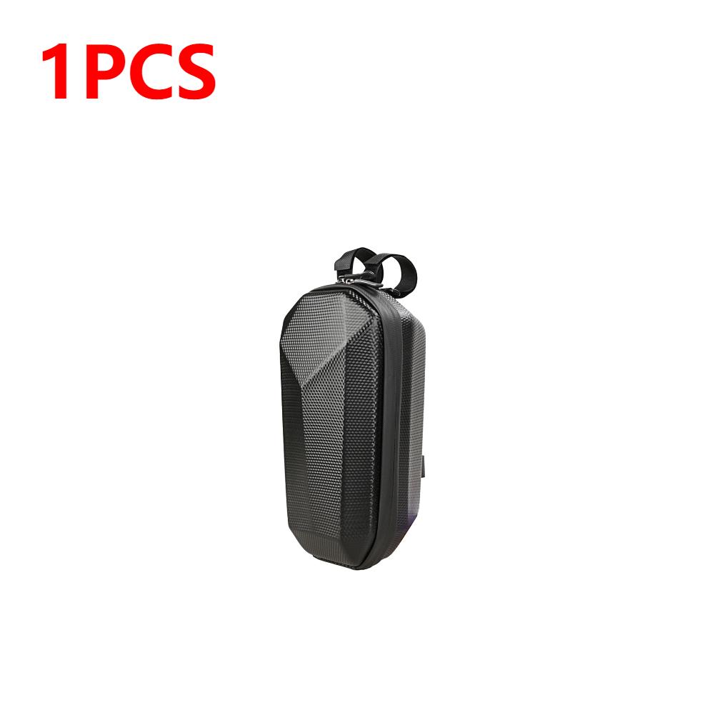 

Универсальная сумка для электросамоката, передние сумки для самоката, кожаные сумки для хранения, водонепроницаемая жесткая оболочка из ЭВА, подвесные сумки для хранения для велосипеда