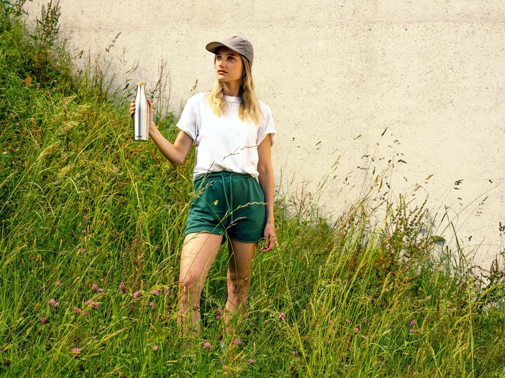 [Authentic Japanese Product] SIGG Meridian 0.5L Brushed Stainless Steel Vacuum Insulated Bottle, Keeps Hot or Cold, Highly Airtight, Leak-Resistant,