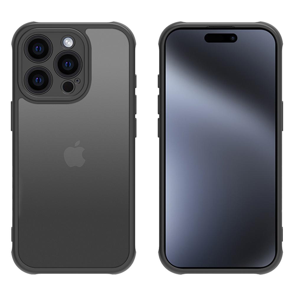 

For iPhone 15 Pro Case Skin Touch Matte PC+TPU Shockproof Phone Back Cover A