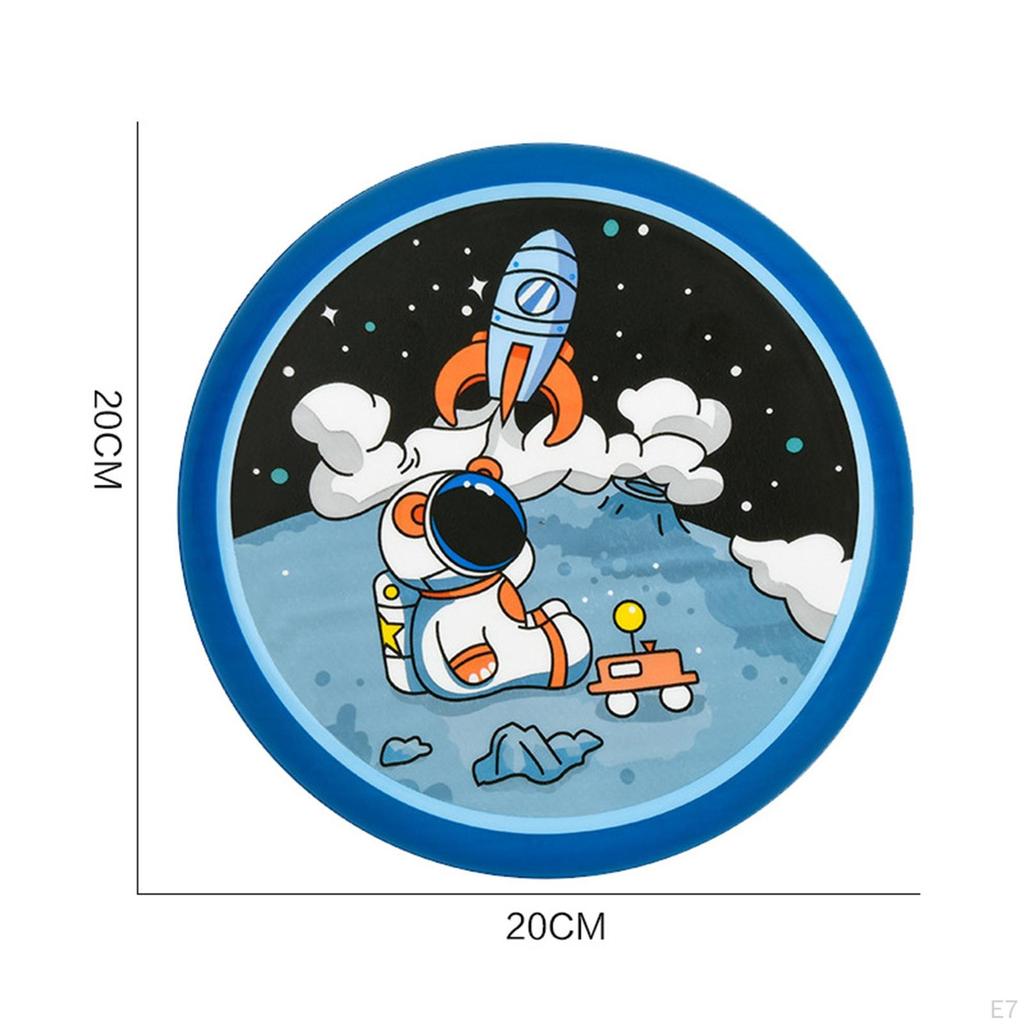 Cartoon Flying Dsaucer Hand Toss Team Game Spur Disc Outdoor Flyer Toy for Park Backyard Camping