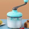 Non-Slip Ergonomic Manual Whisk Lightweight Semi-automatic Mixer Hand Crank Beater  Egg White Cream