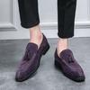 Fashion New Business Oxford British Men's Purple Tassel Style Oxford Shoes Moccasins Wedding Prom Homecoming Party Footwear Zapatos Homb