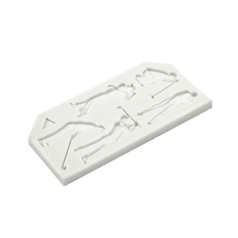 Athlete Series Mold Craft Cake Chocolate Clay Soap Decorating Tool