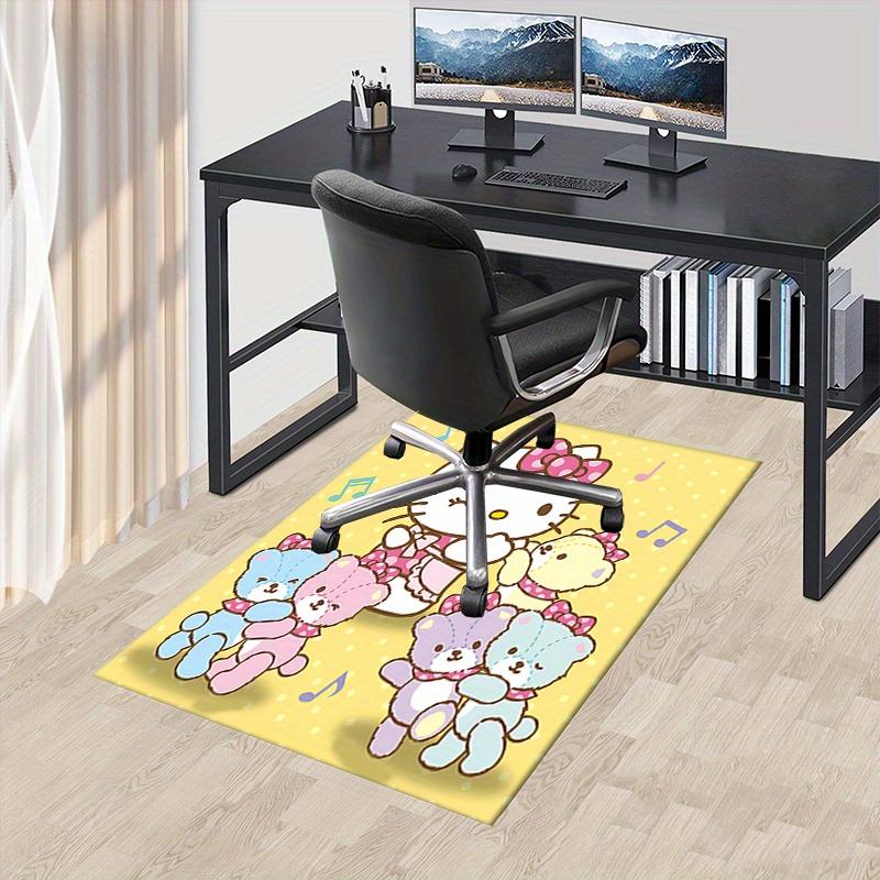 

Office Rug Hello Kitty, Friends Anti-Slip Rug, Machine Washable for Living Room, Bedroom, Office, Multiple Sizes, Bedroom Mat, Decorative Mat, Durable 60cm by 90cm