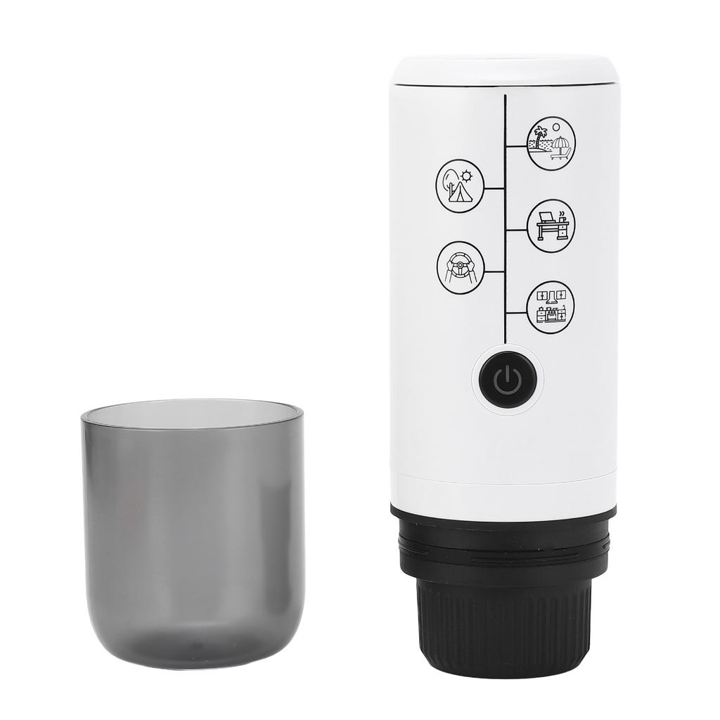 Portable Electric Coffee Machine Cordless Rechargeable 17 Bar Pressure Electric Capsule Coffee