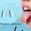 1 Stainless Steel Tongue Scraper, Fresh Breath, Suitable for Low Allergy Tongue Cleaning Tools for Adults and Children, Effectiv