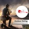 Shrimp Bait Realistic Looking Bright Color Flexible Highly Simulated with Sharp Hook Easy Penetration Multi-Section Shrimp Bait Luminous