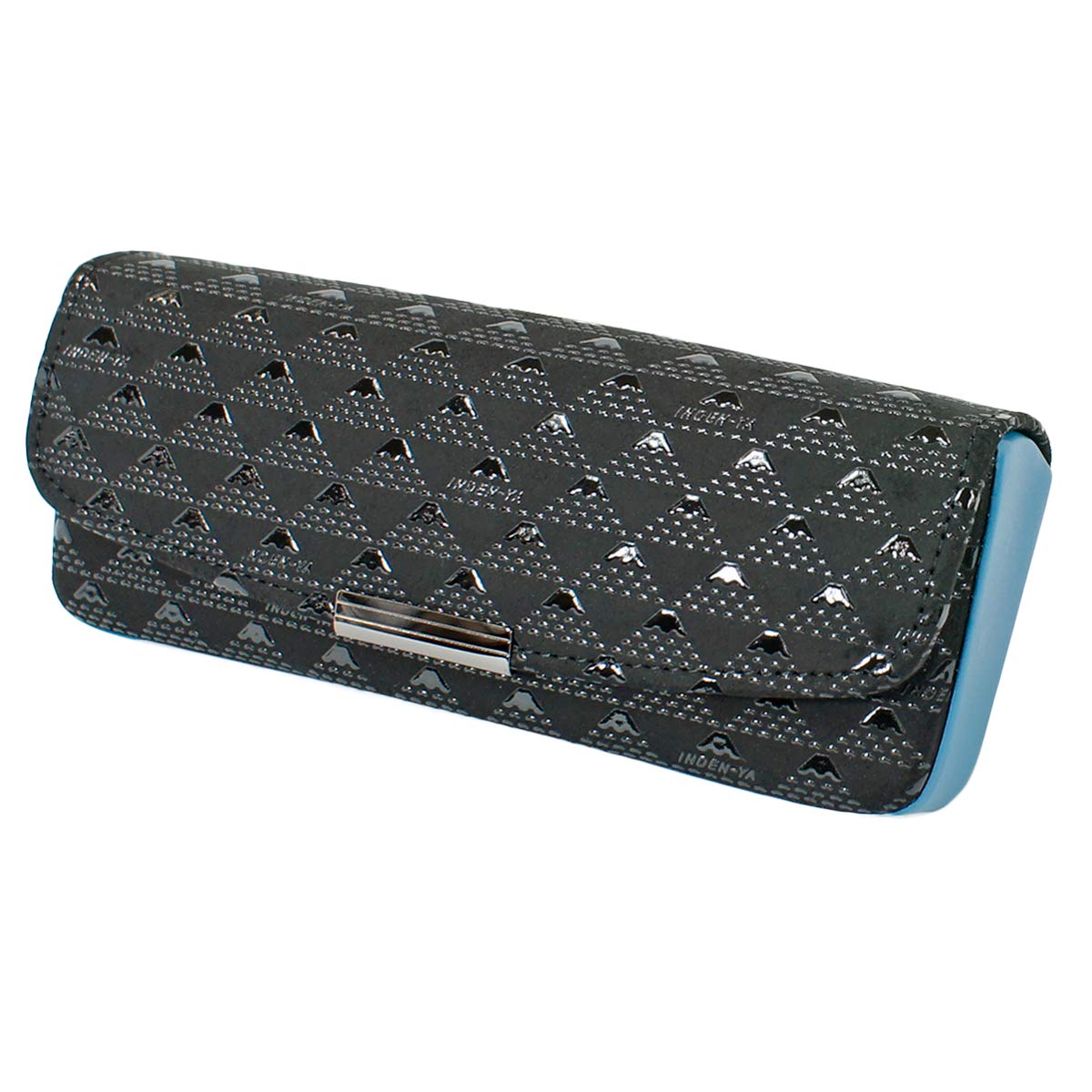 

Футляр для очков Inden Eyeglass Mount Fuji Black with Black [Inden-ya], Оленья кожа, Такане, Узор, Лак, 2812-01 чёрный