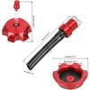 GREHUA Dirt Bike Gas Cap Cover With Vent Tube Compatible With 50Cc 70Cc 90Cc 110Cc 125Cc SSR110 SSR125 Taotao DB10 DB14 SDG107 XPro YZ80 Kayo Pit
