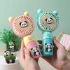 Portable USB Rechargeable Panda Fan - Outdoor Mini Handheld Gift for Students